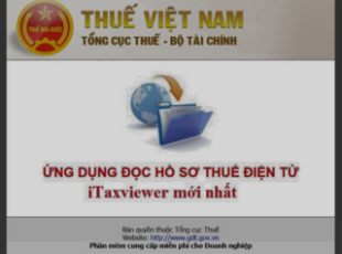 ITaxviewer bản mới nhất, cập nhật từ  bộ tài chính